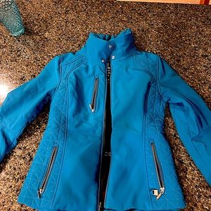 Nils aqua blue ski and snowboard jacket womens. Originally $540!